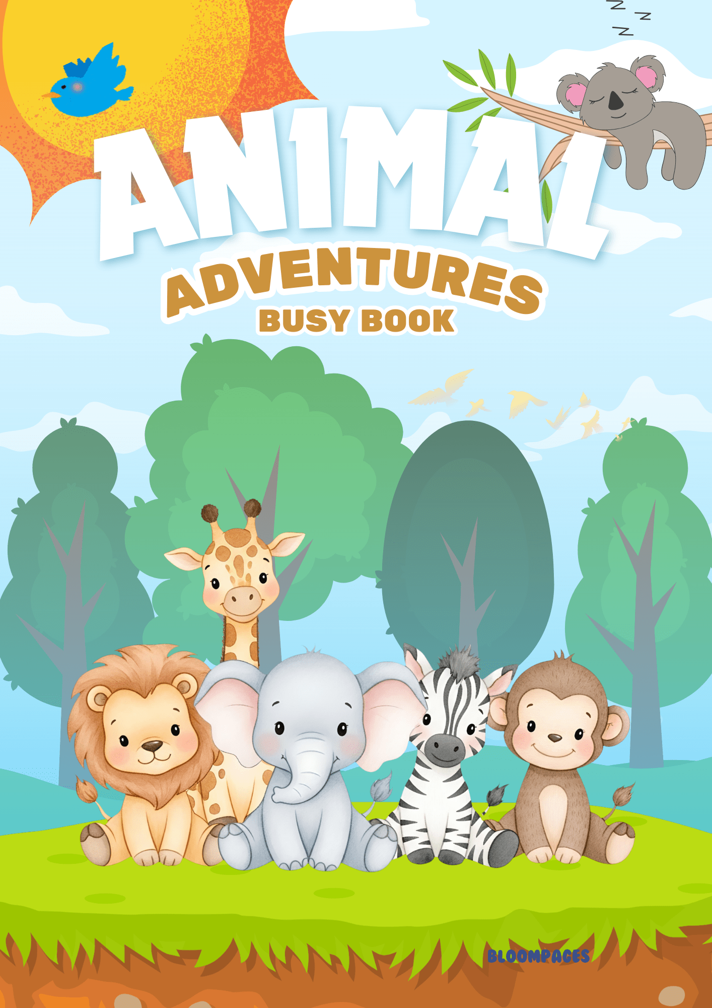 COVER PG Animal Adventures Busybook _ALLINOLSHOPPE